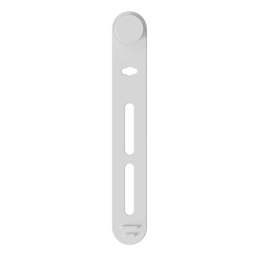 Organisateur de câbles en silicone (10 pièces), blanc