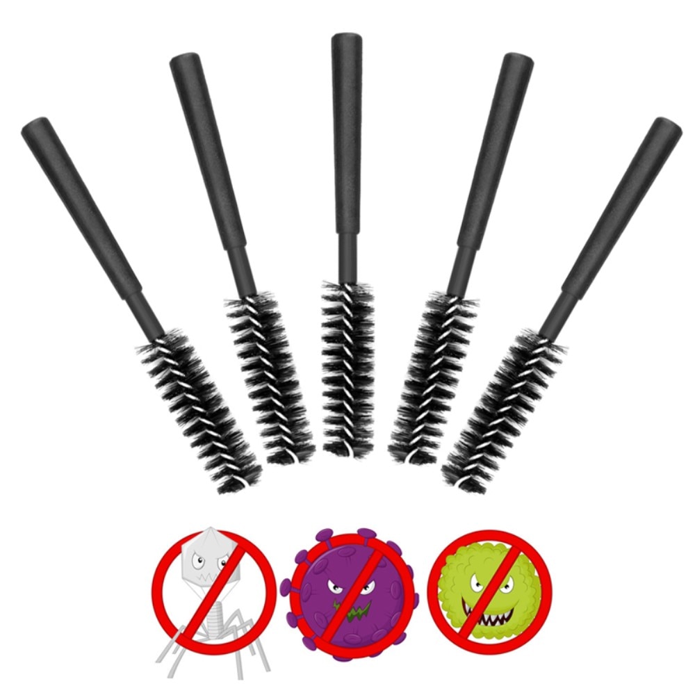 Set de petites brosses pour écouteurs (5 pièces), noir