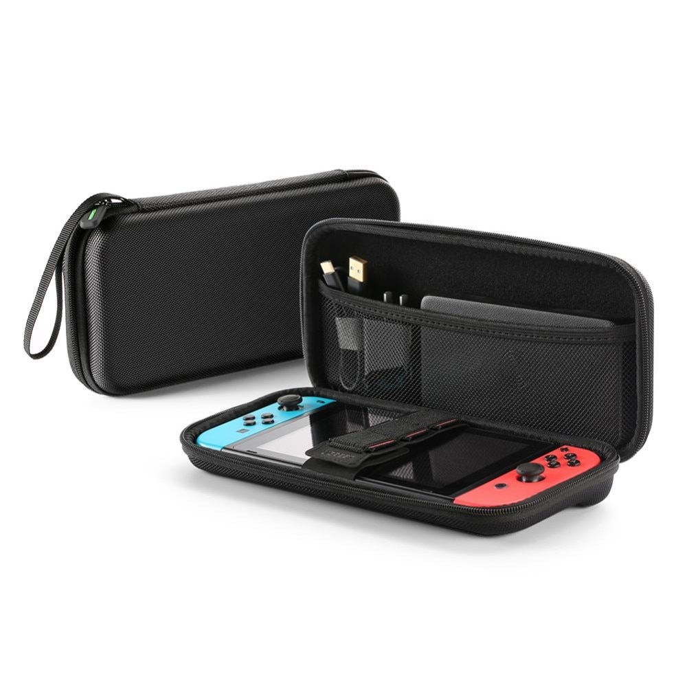 Étui de rangement compact pour Nintendo Switch, noir
