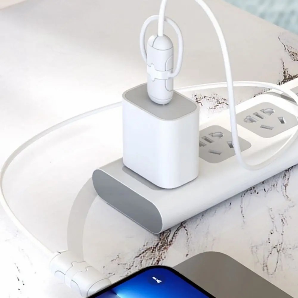 Câble de protection pour câble USB-C à USB-A, blanc