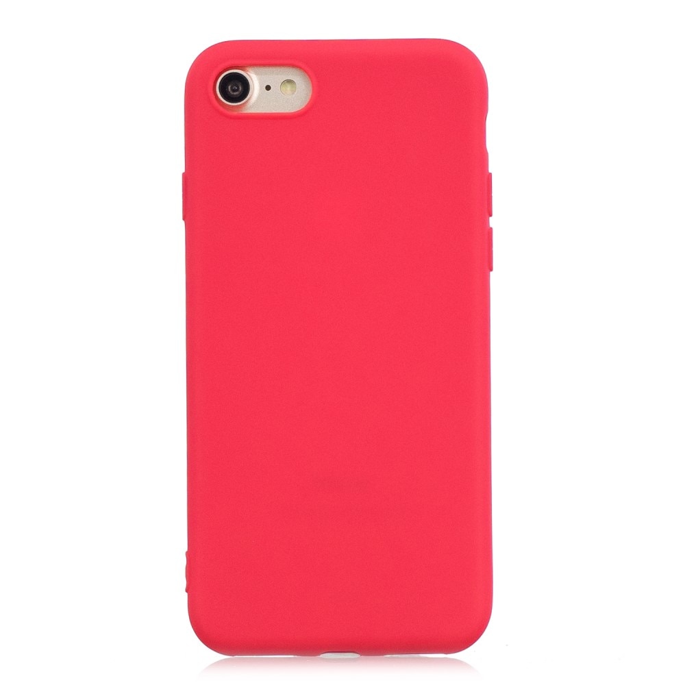 Coque TPU iPhone SE (2020), rouge