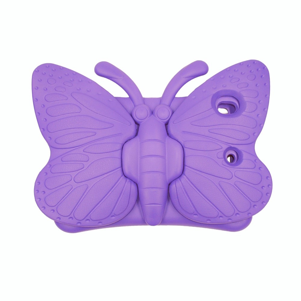 Coque avcec design Papillon iPad 10.2 9th Gen (2021), violet