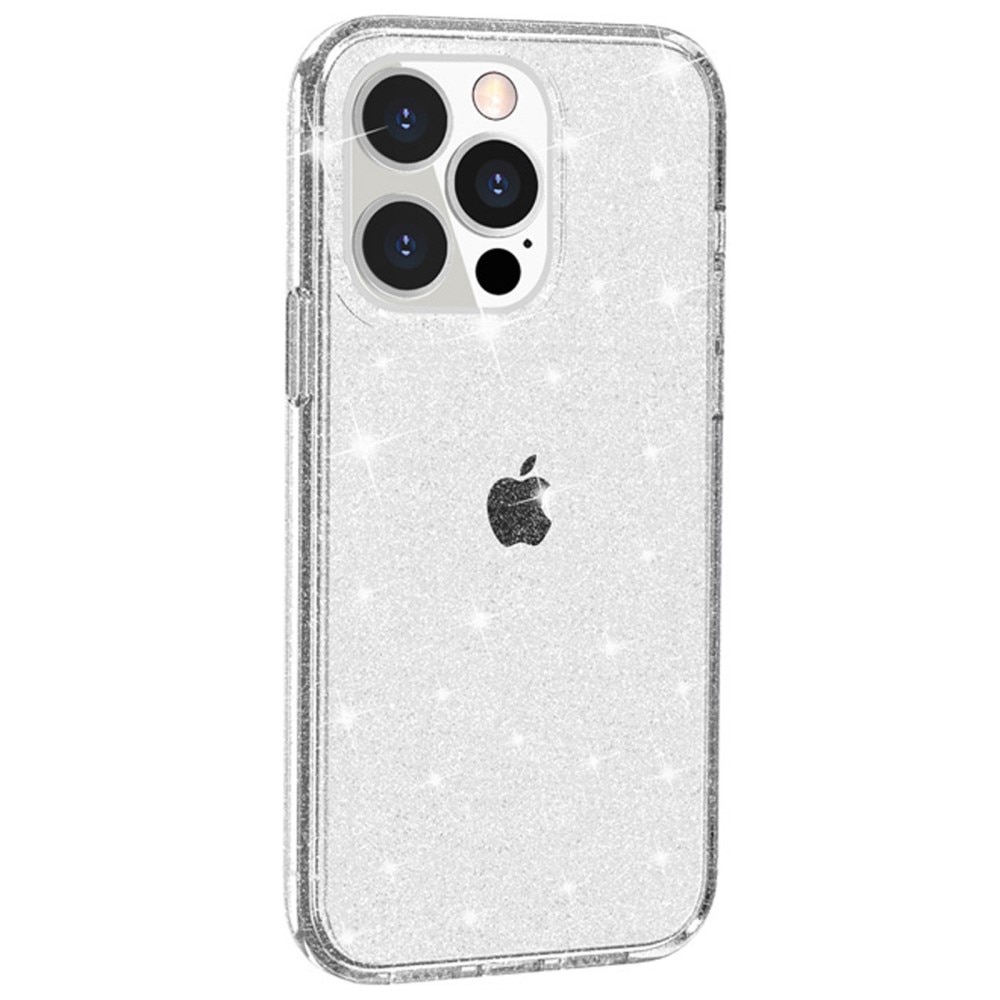 Coque Liquid Glitter iPhone 15 Pro Max, transparent