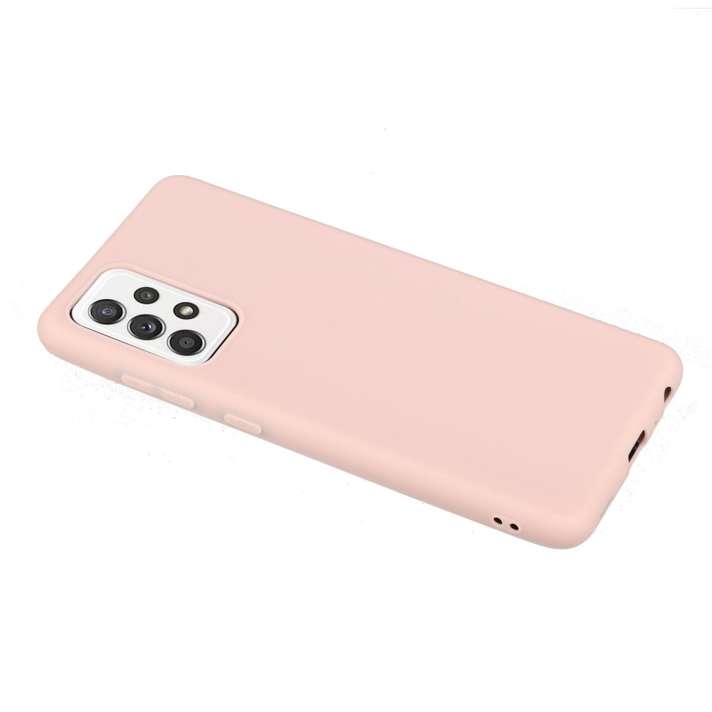 Coque TPU Samsung Galaxy A52 5G Rose clair