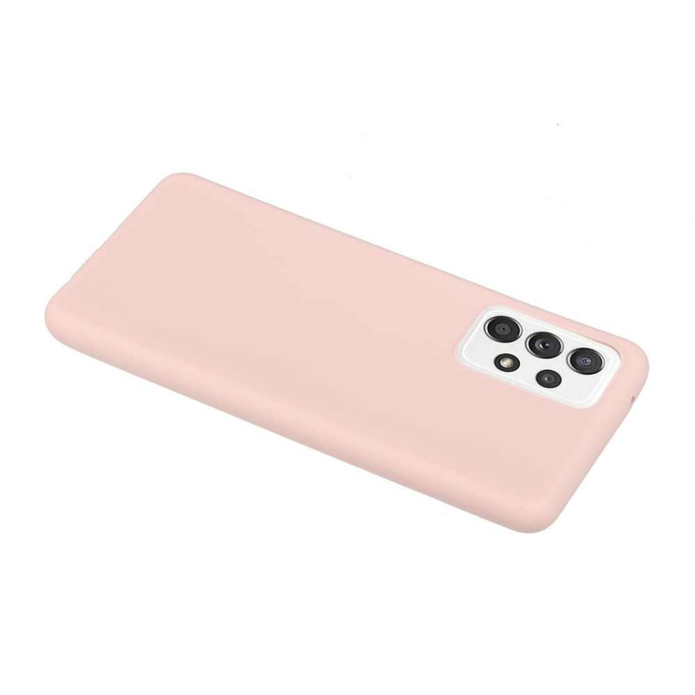 Coque TPU Samsung Galaxy A52 5G Rose clair