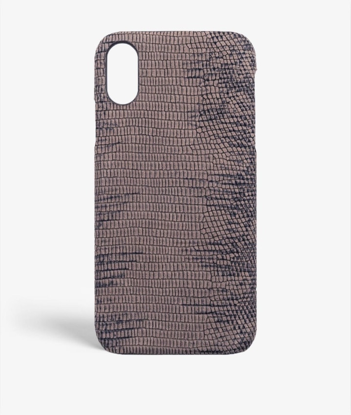 Coque iPhone Xs Max Soft Iguana Taupe