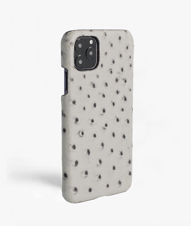 Coque iPhone 11 Pro Max Ostrich Gris