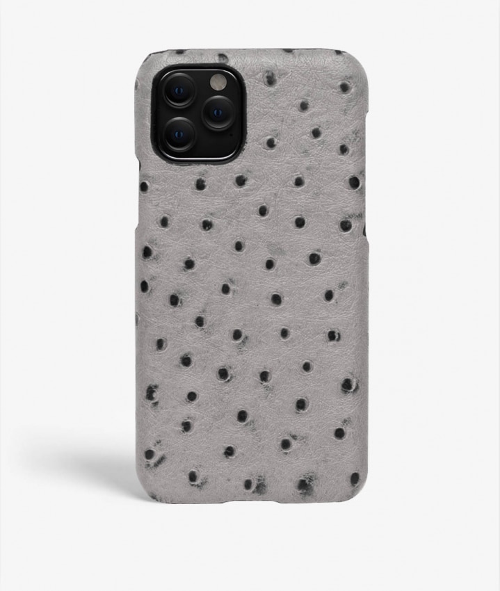 Coque iPhone 11 Pro Ostrich Gris