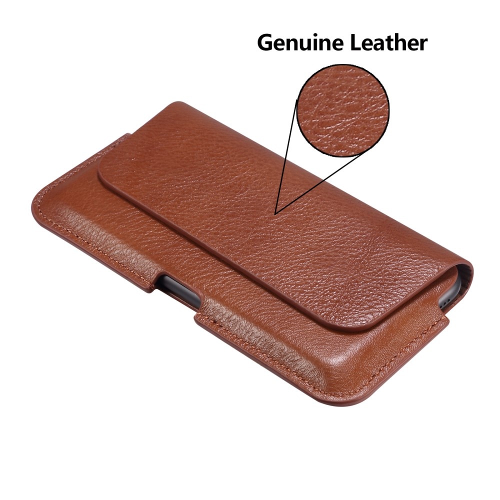 Sac-ceinture en cuir Fairphone 5, marron