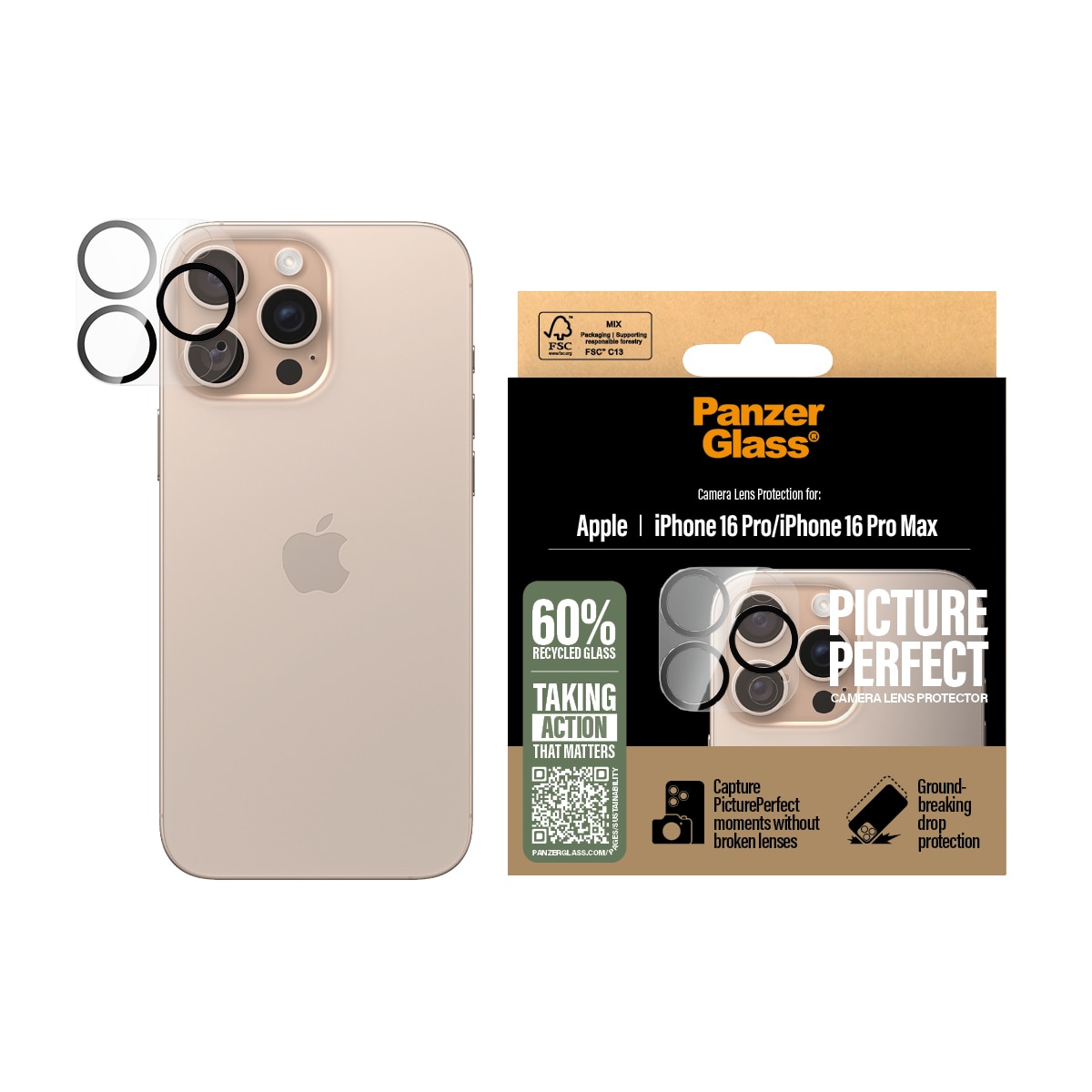 iPhone 16 Pro Camera Lens Protector PicturePerfect