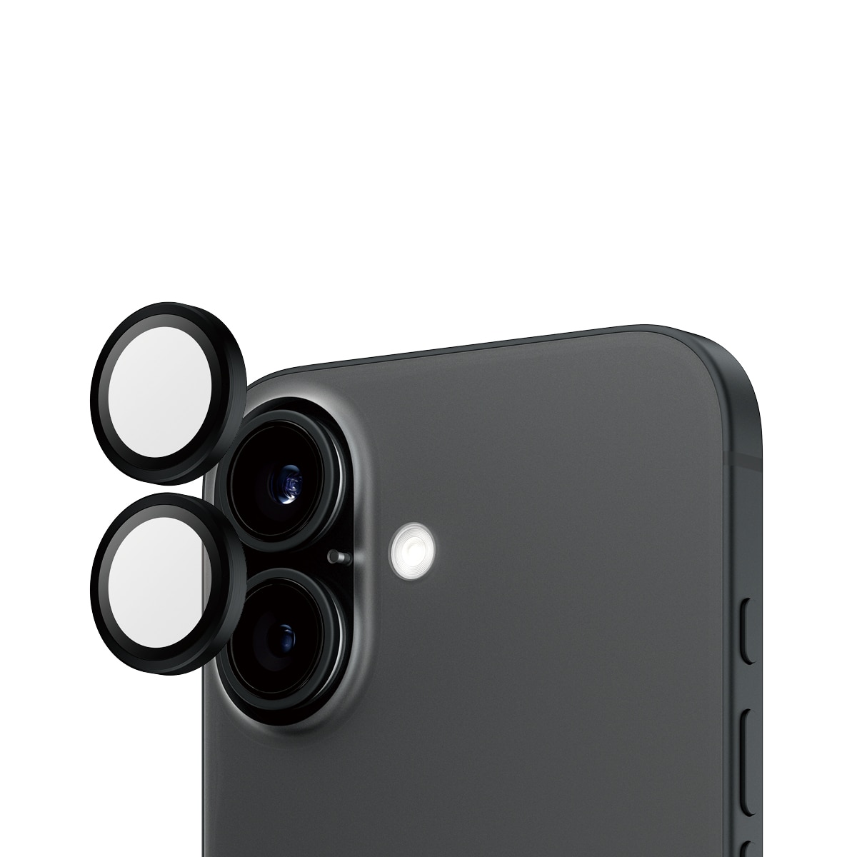 iPhone 16 Hoops Camera Lens Protector, Black