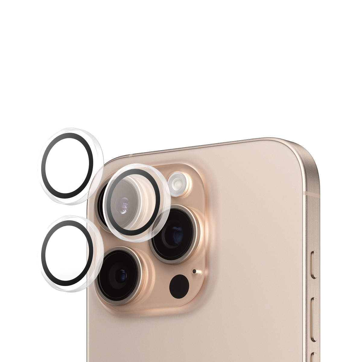 iPhone 16 Pro Hoops Camera Lens Protector, Clear