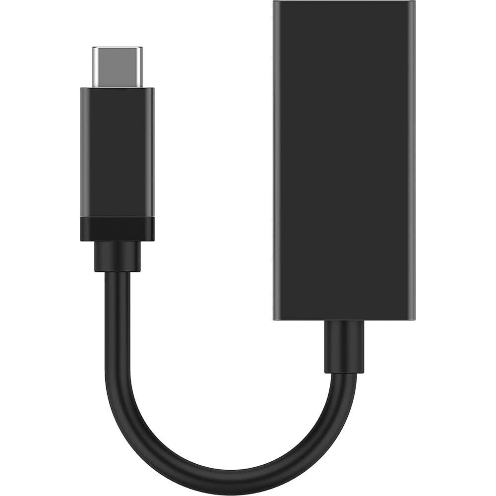 Adaptateur d'affichage USB-C vers HDMI 10 cm Noir