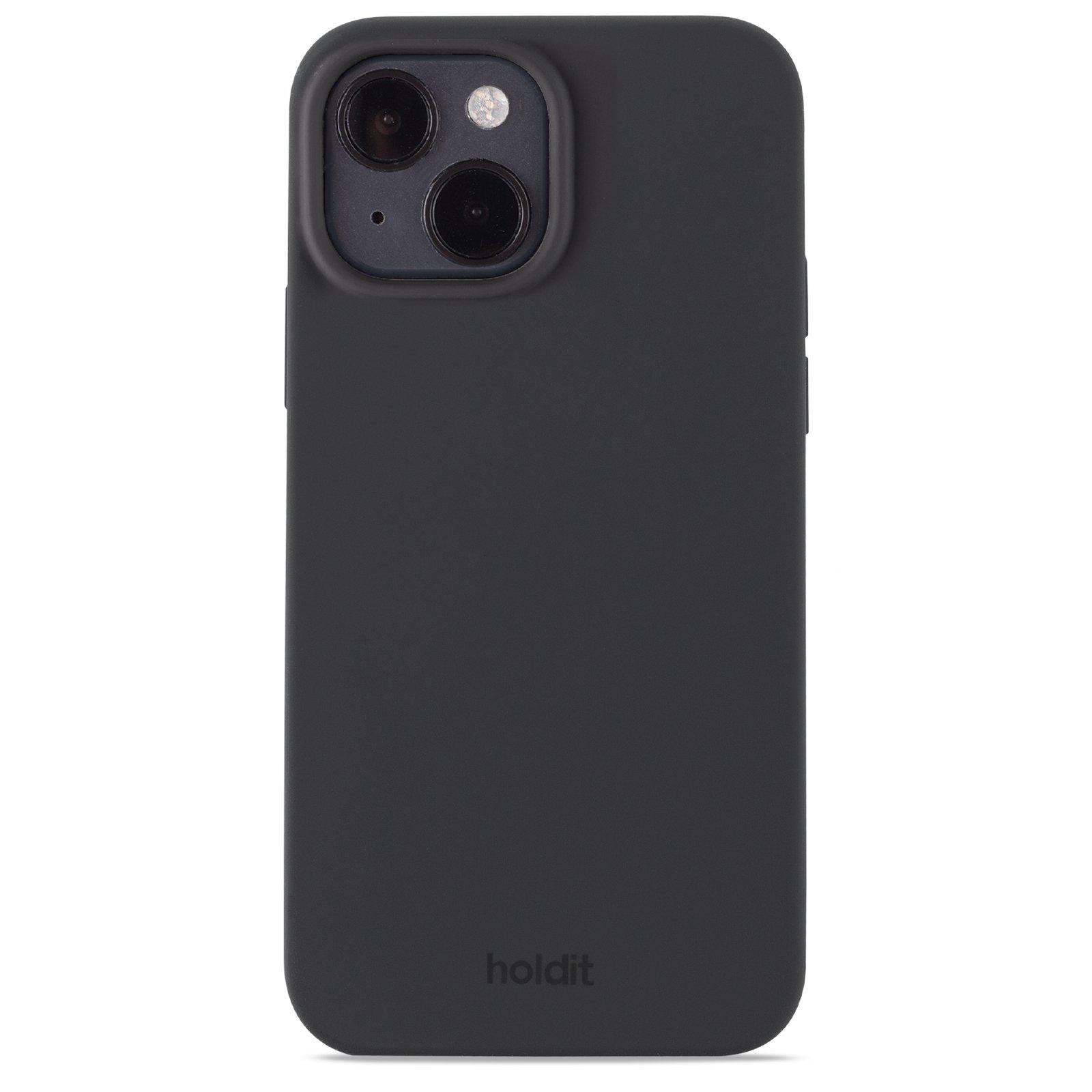 Coque en silicone pour iPhone 15, Black