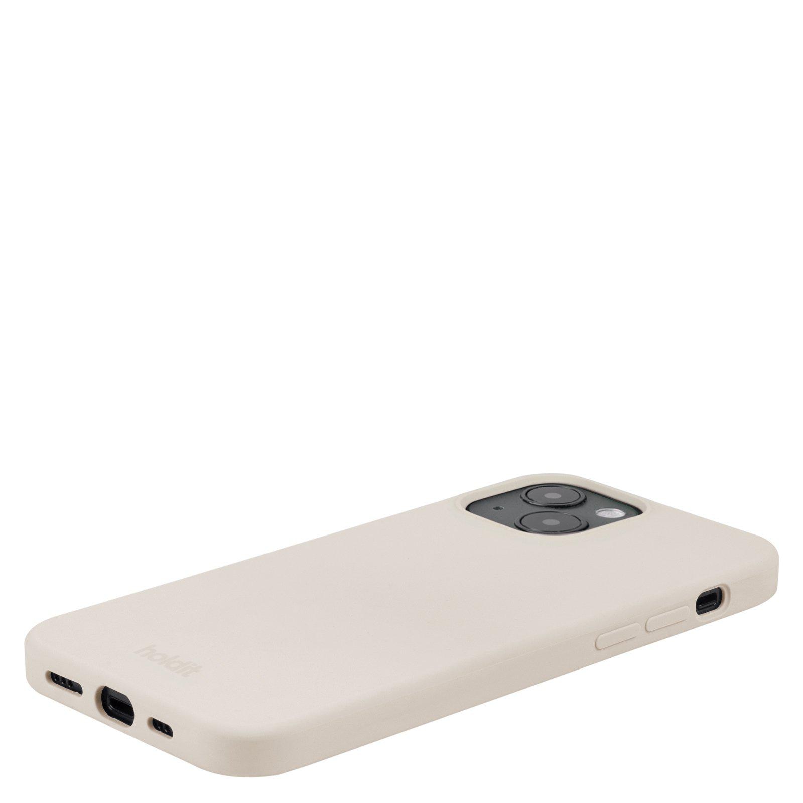 Coque en silicone pour iPhone 15, Light Beige