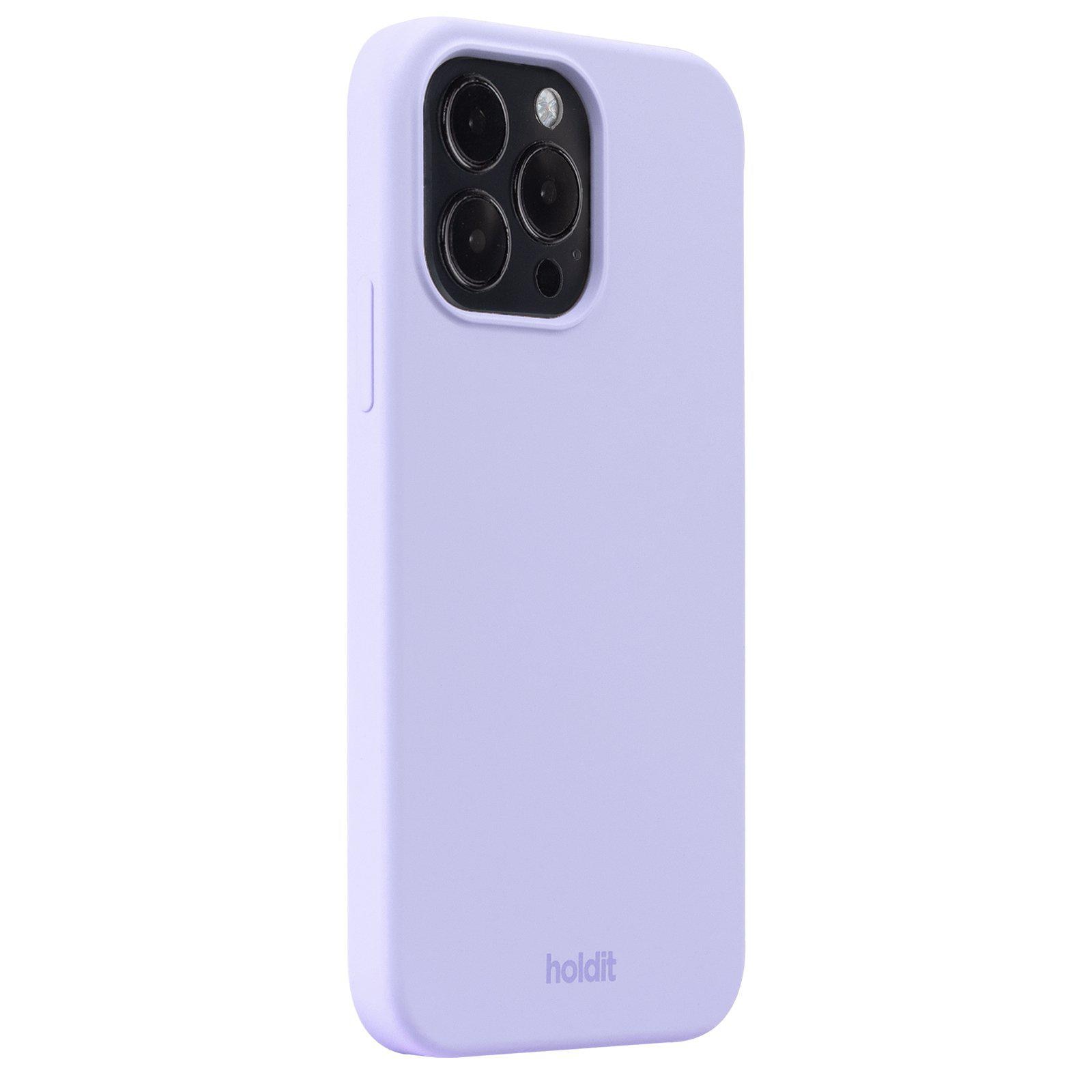 Coque en silicone pour iPhone 15 Pro Max, Lavender