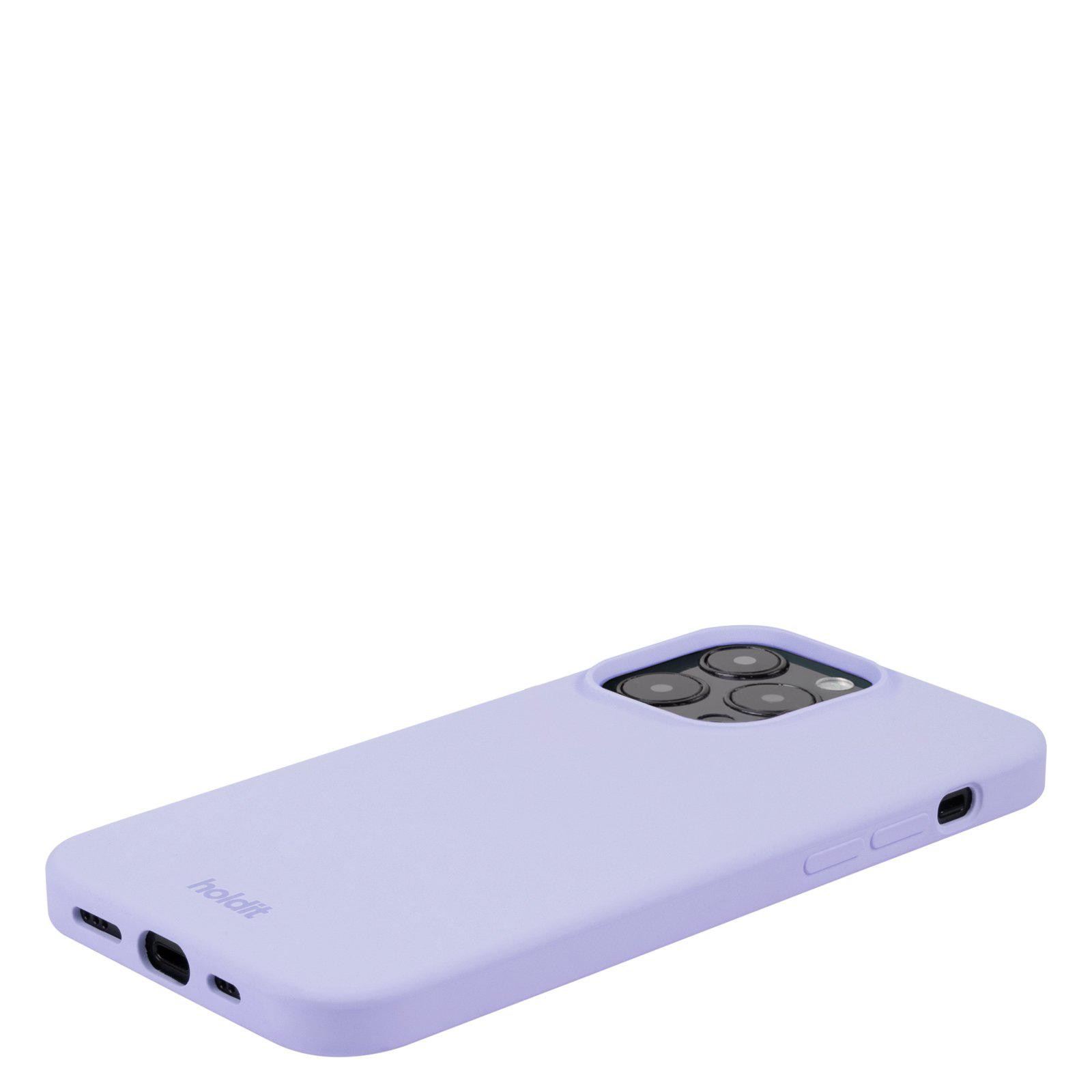 Coque en silicone pour iPhone 15 Pro Max, Lavender