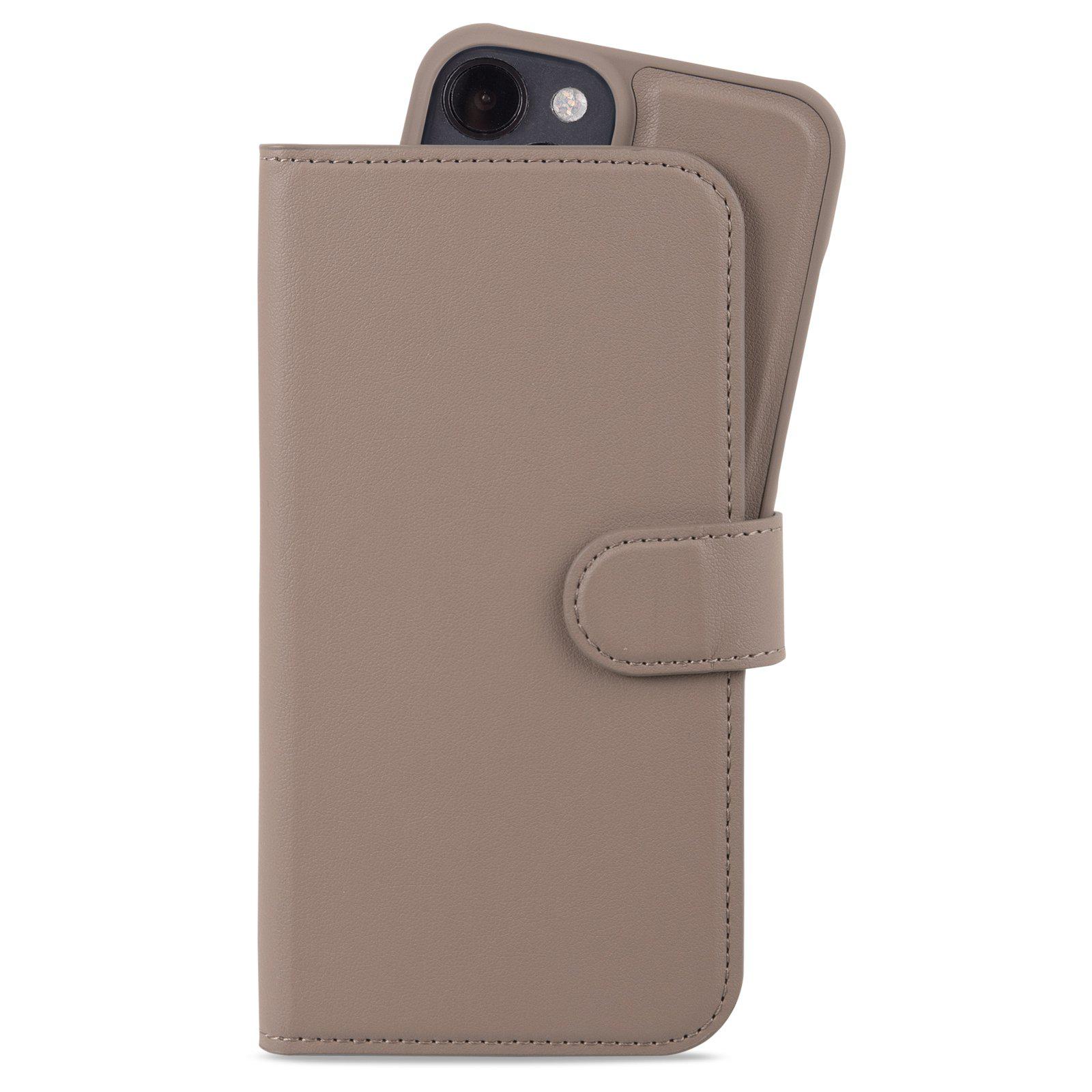 Étui Portefeuille Magnetique Plus iPhone 15, Mocha Brown