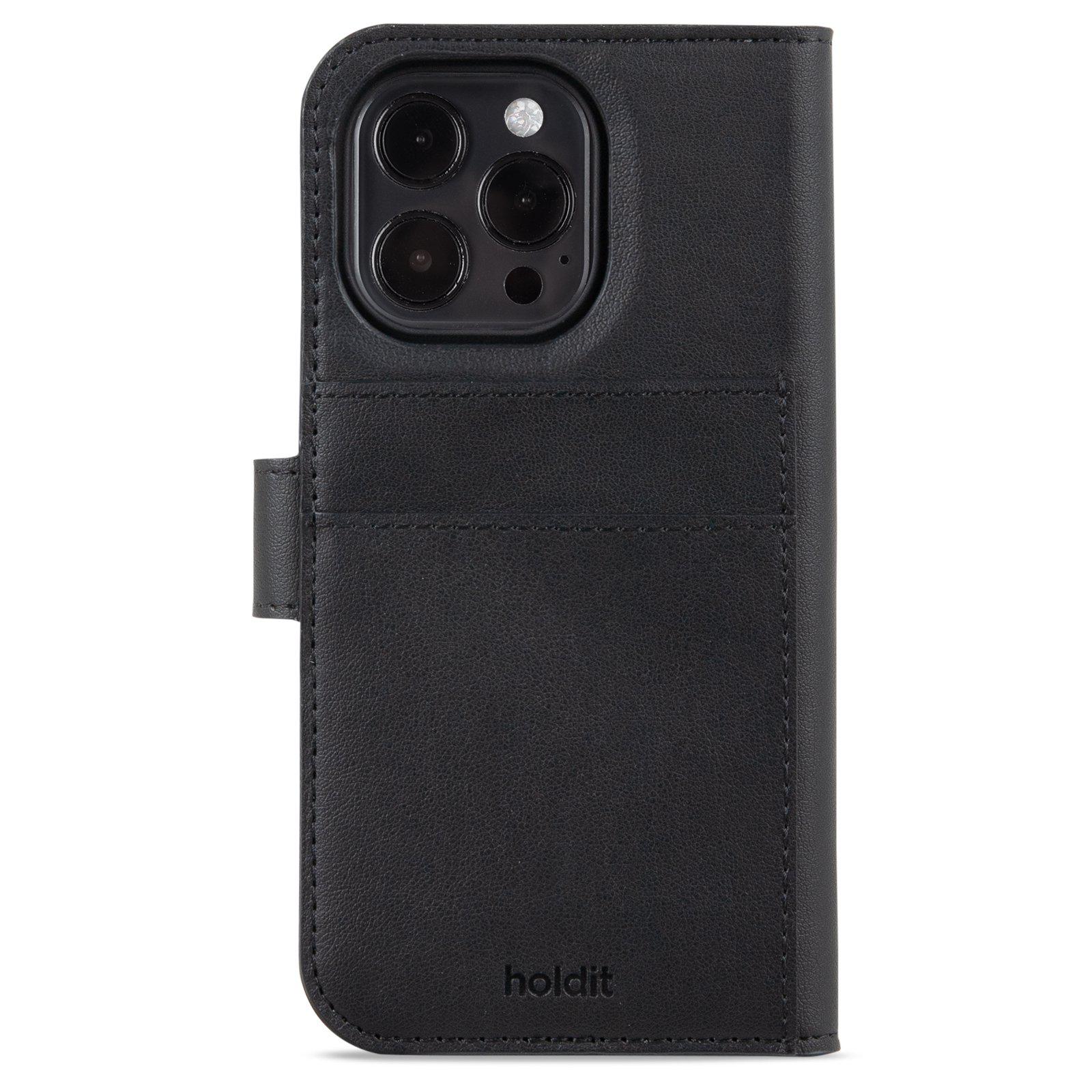 Étui Portefeuille Magnetique Plus iPhone 15 Pro, noir