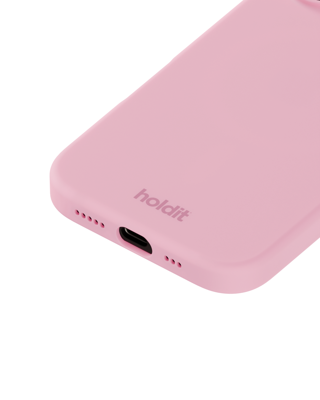 Coque en silicone pour iPhone 16, Pink