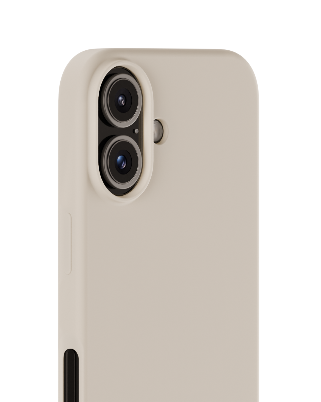 Coque en silicone pour iPhone 16, Light Beige