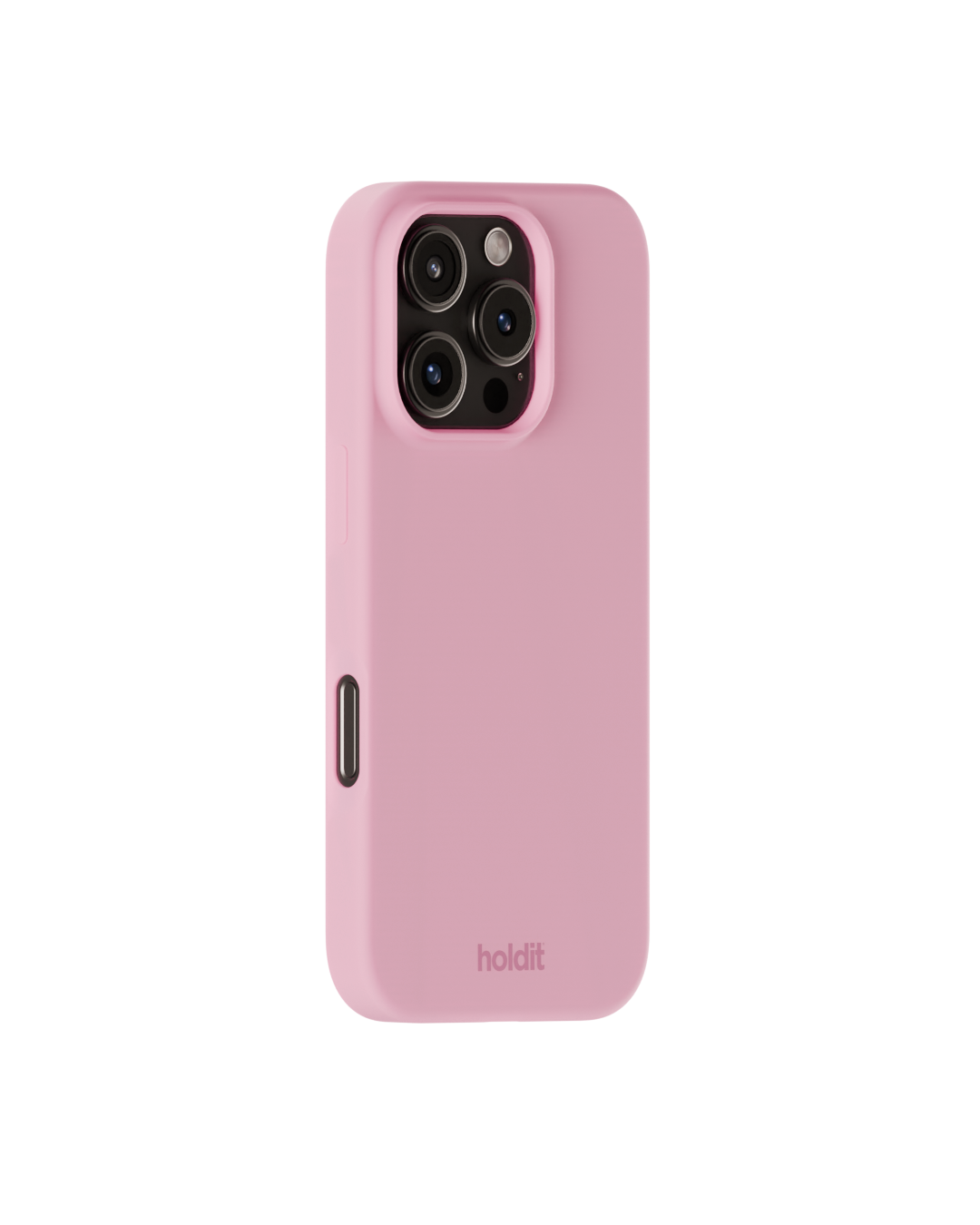 Coque en silicone pour iPhone 16 Pro, Pink