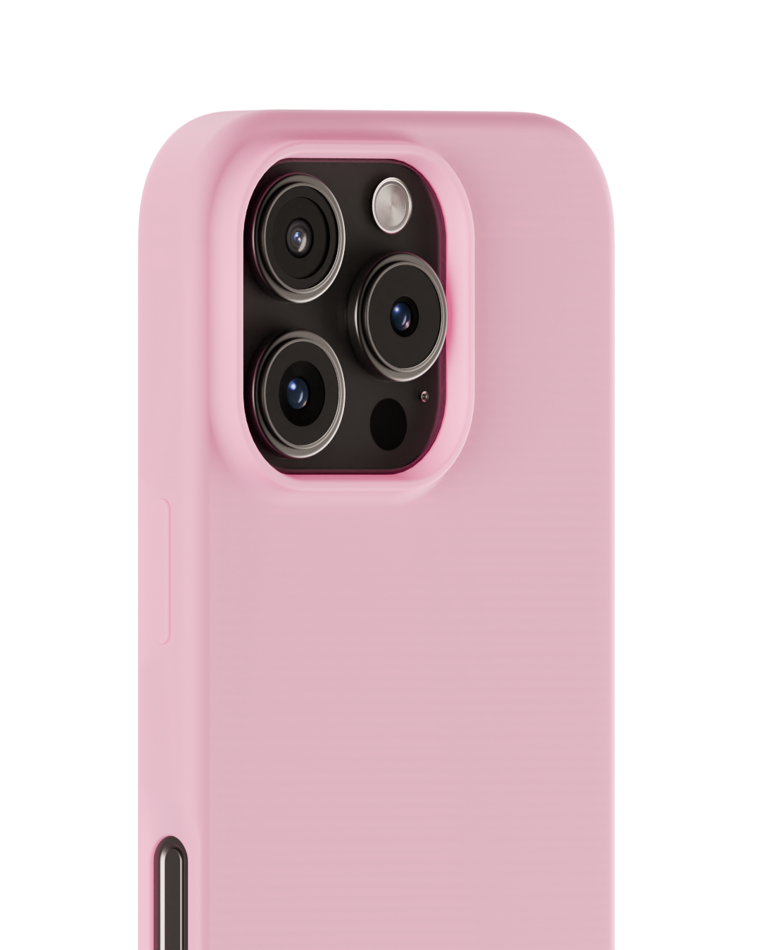 Coque en silicone pour iPhone 16 Pro, Pink