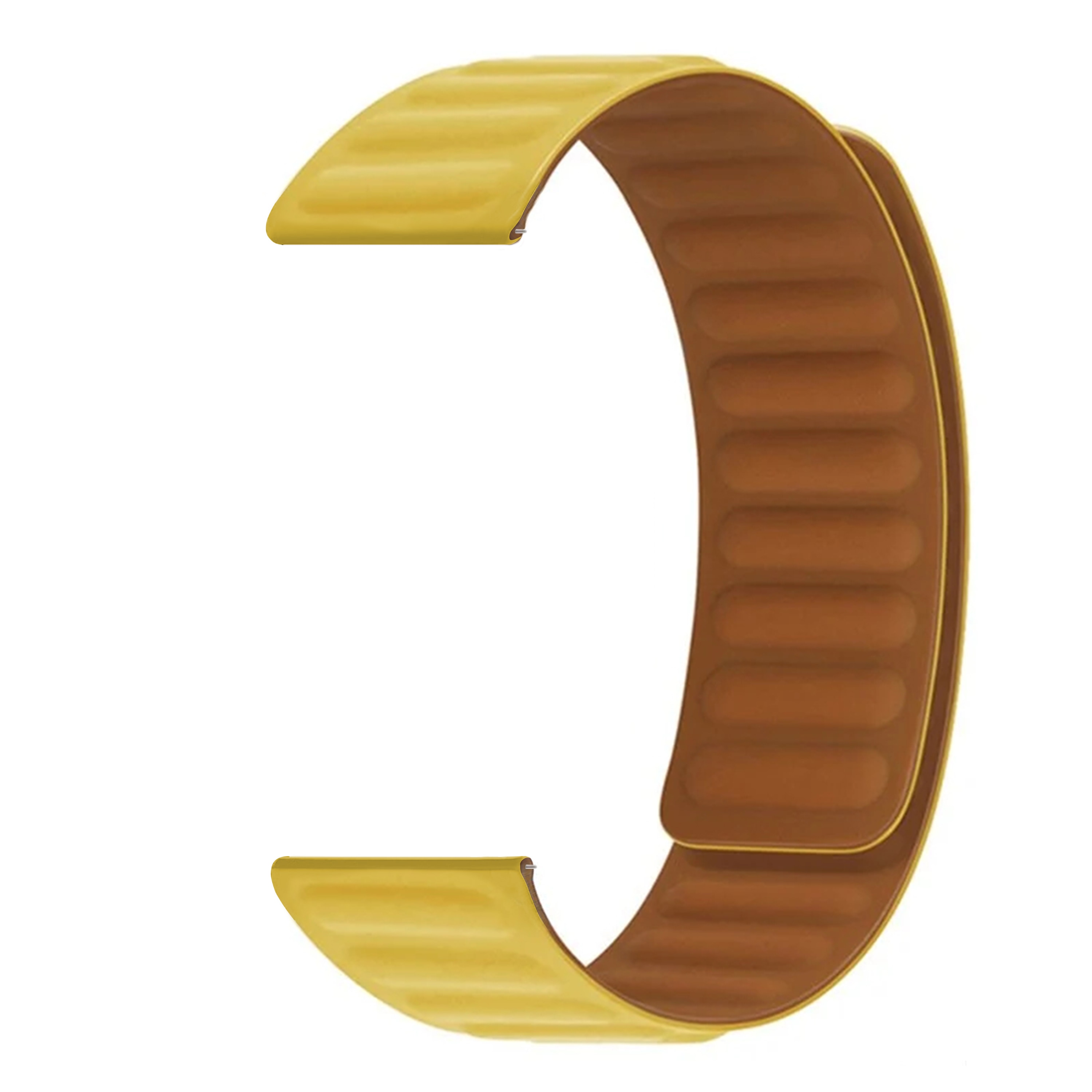 Bracelet magnétique en silicone Garmin Forerunner 165, jaune