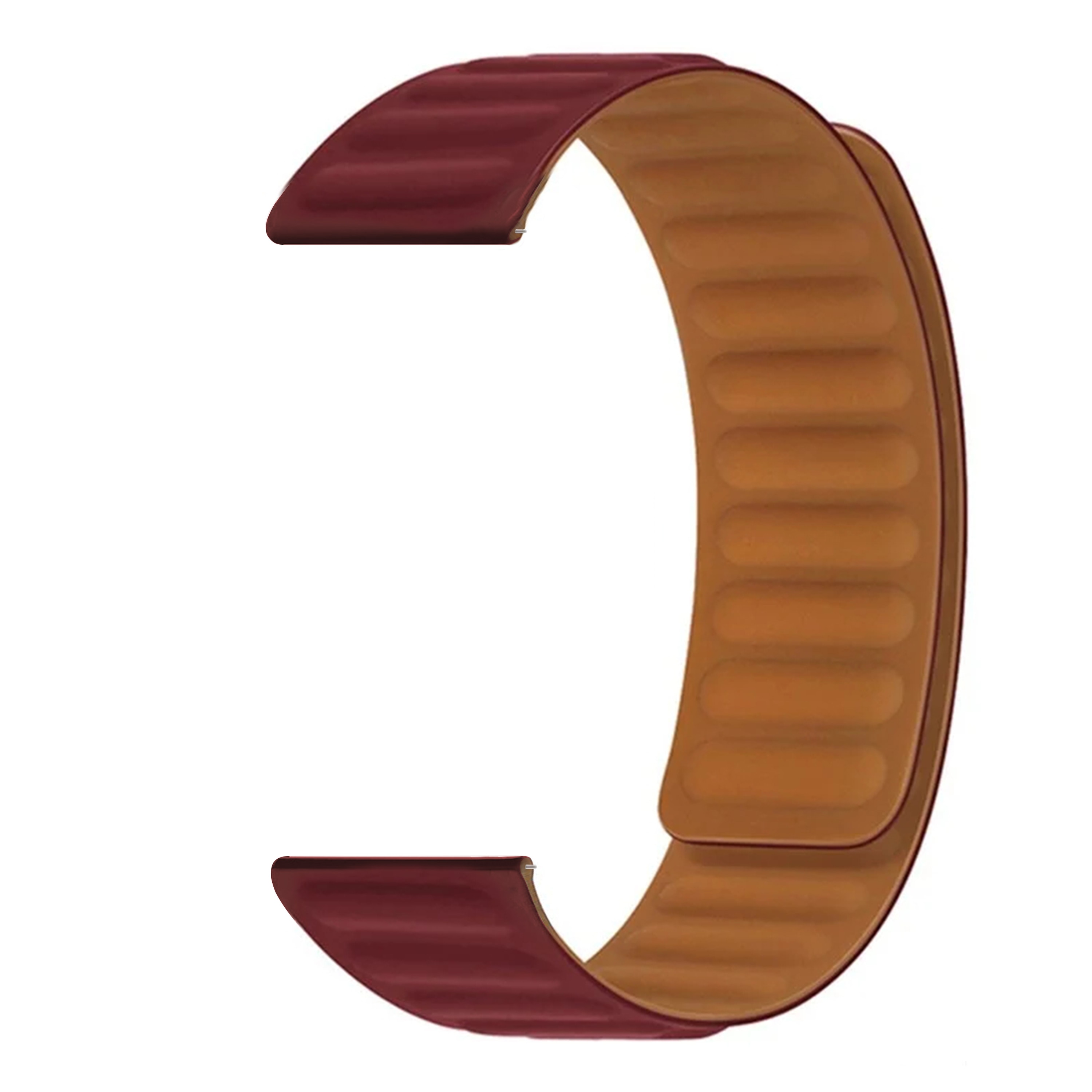 Bracelet magnétique en silicone Garmin Forerunner 55, bourgogne