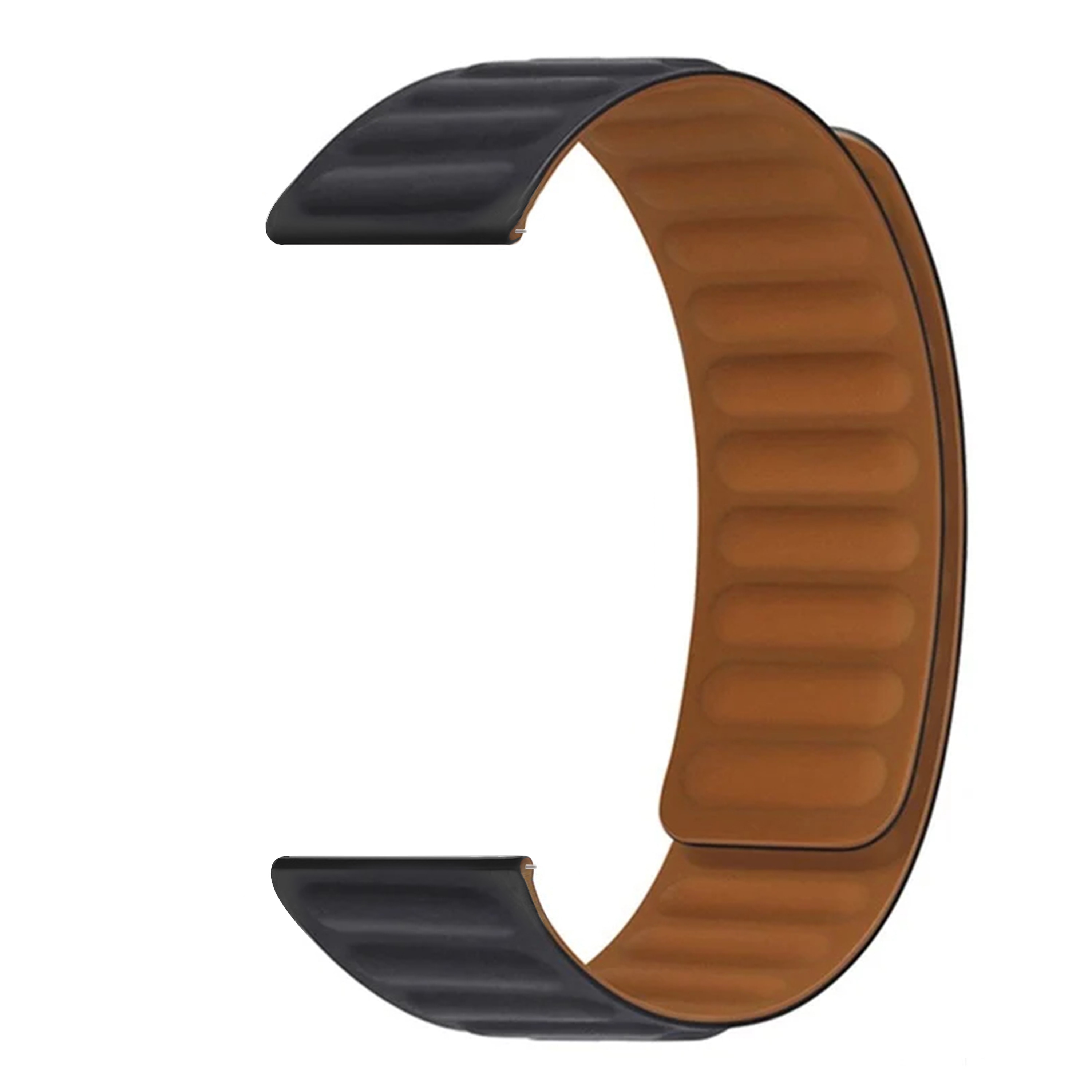 Bracelet magnétique en silicone Samsung Galaxy Watch 46mm Noir