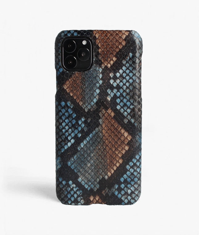 Coque iPhone 11 Pro Max Python Multicolor Sunset Blue