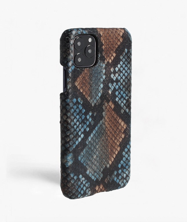 Coque iPhone 11 Pro Max Python Multicolor Sunset Blue