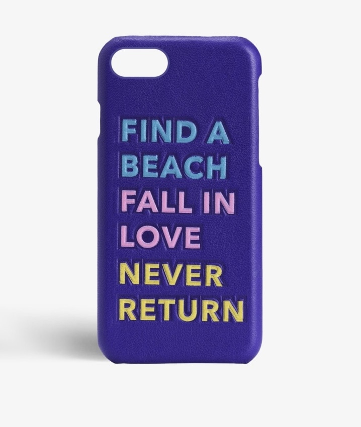 Coque iPhone 7 Find a Beach Purple