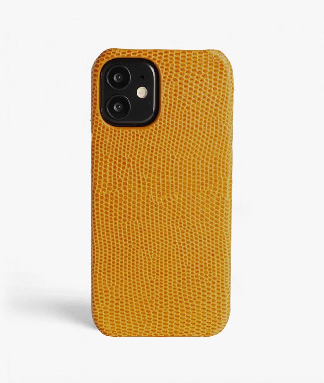 Coque iPhone 12 Mini Lizard Jaune