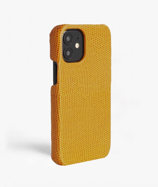 Coque iPhone 12 Mini Lizard Jaune