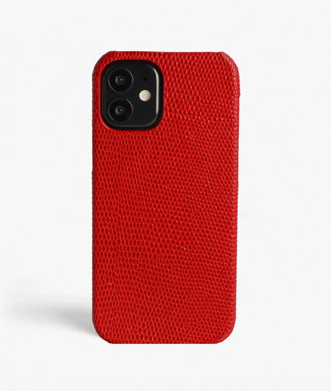 Coque iPhone 12 Mini Lizard Rouge