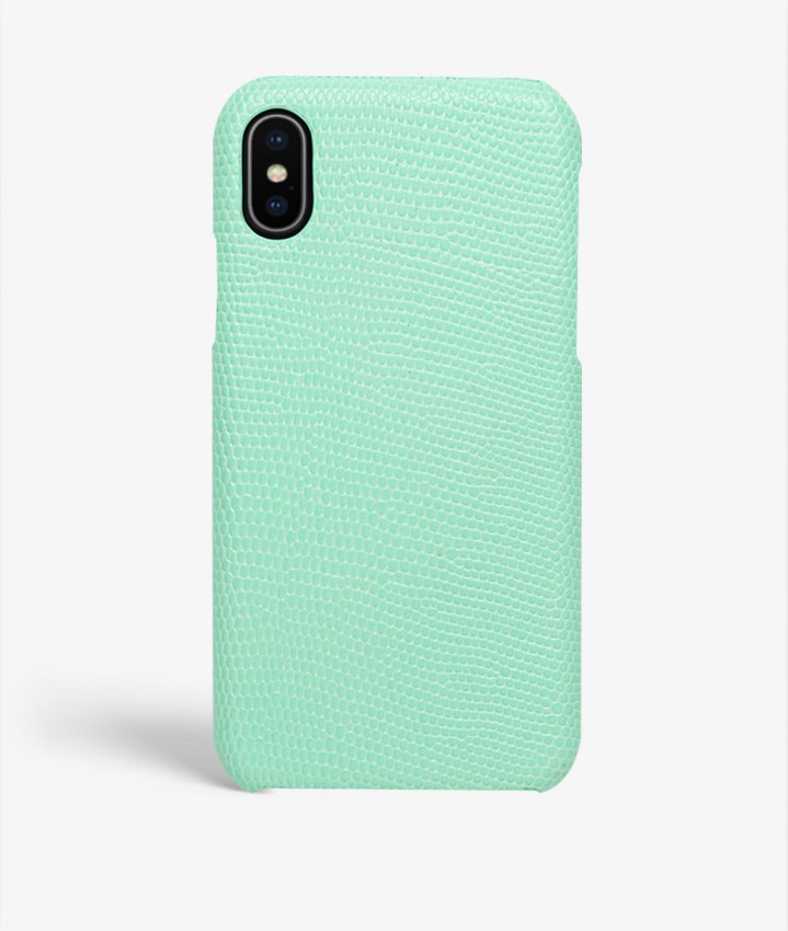 Coque iPhone X/XS Lizard Menta