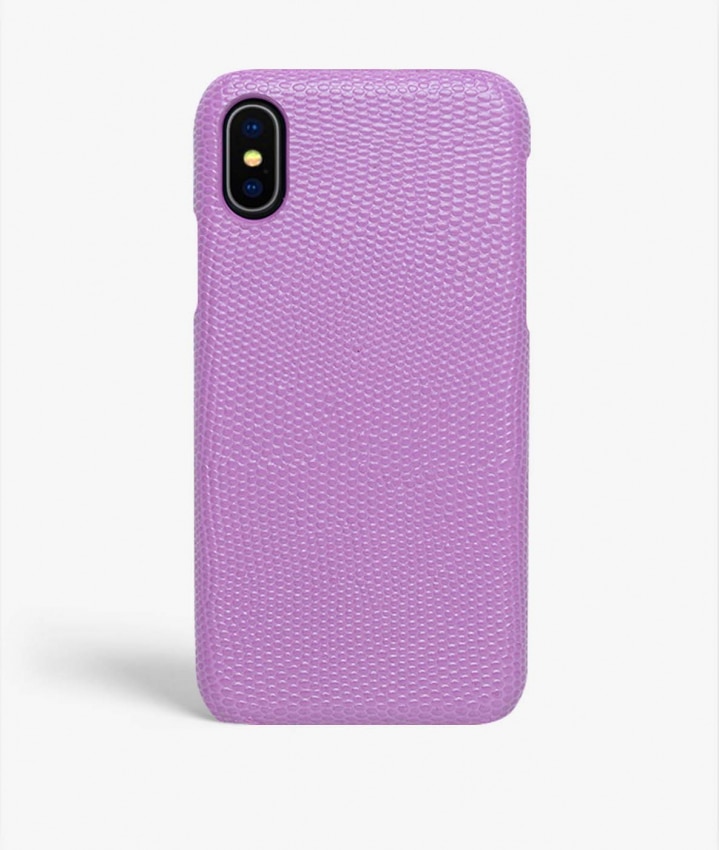 Coque iPhone X/XS Lizard Violet