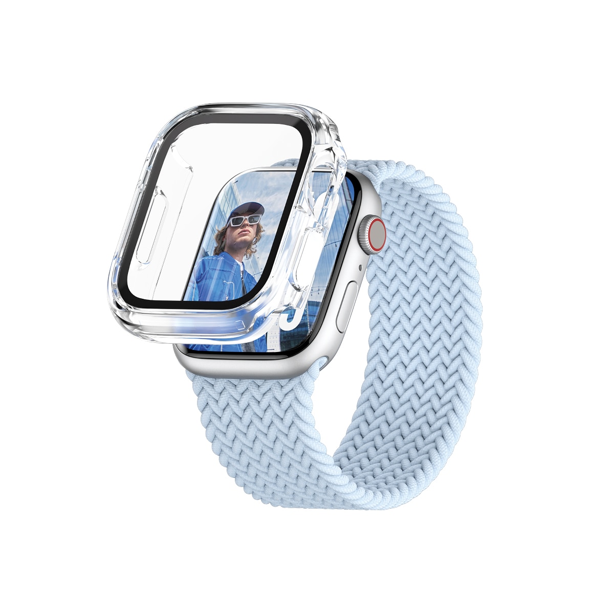 Full Body Slim Coque Apple Watch Series 10 42mm, Transparent