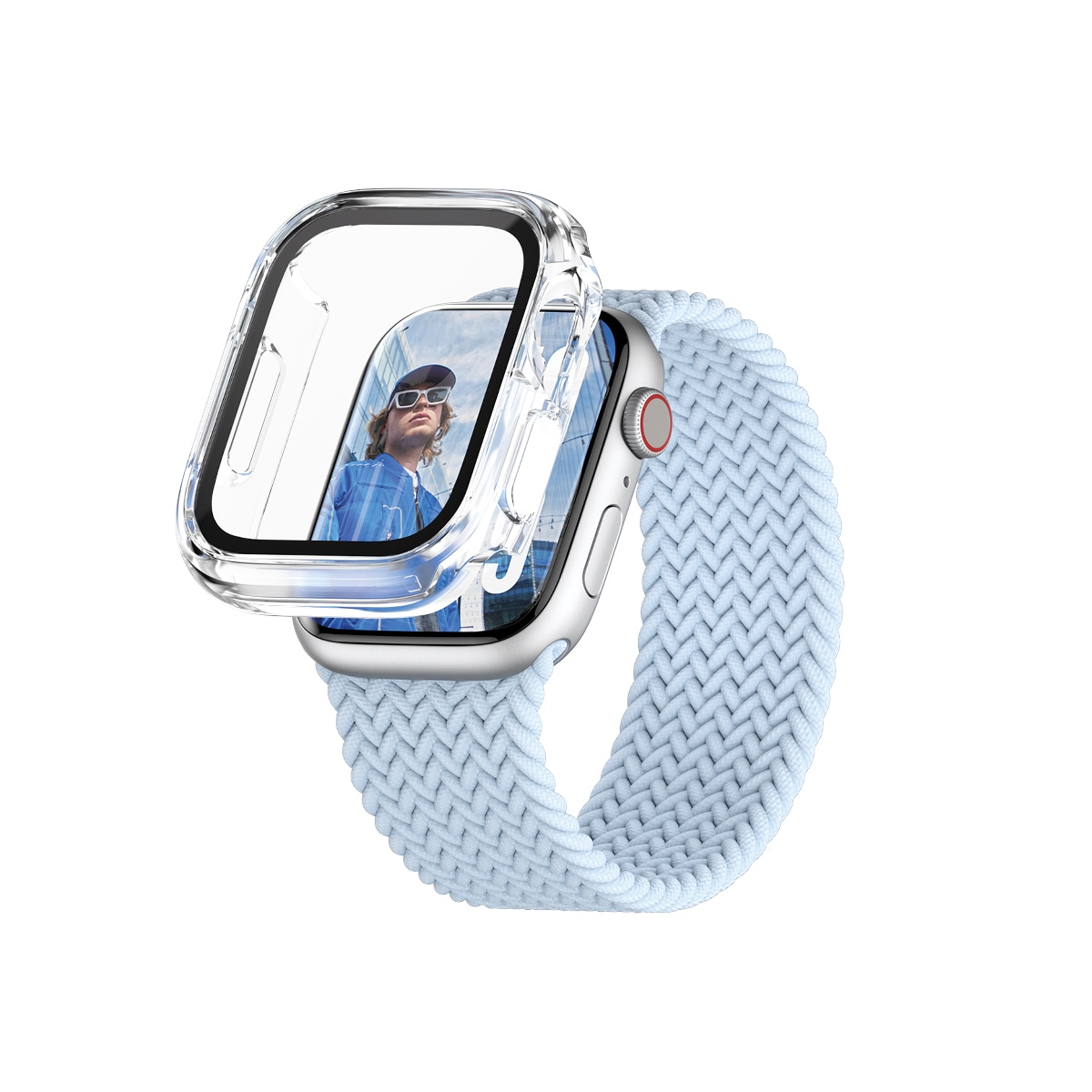 Full Body Slim Coque Apple Watch Series 10 46mm, Transparent