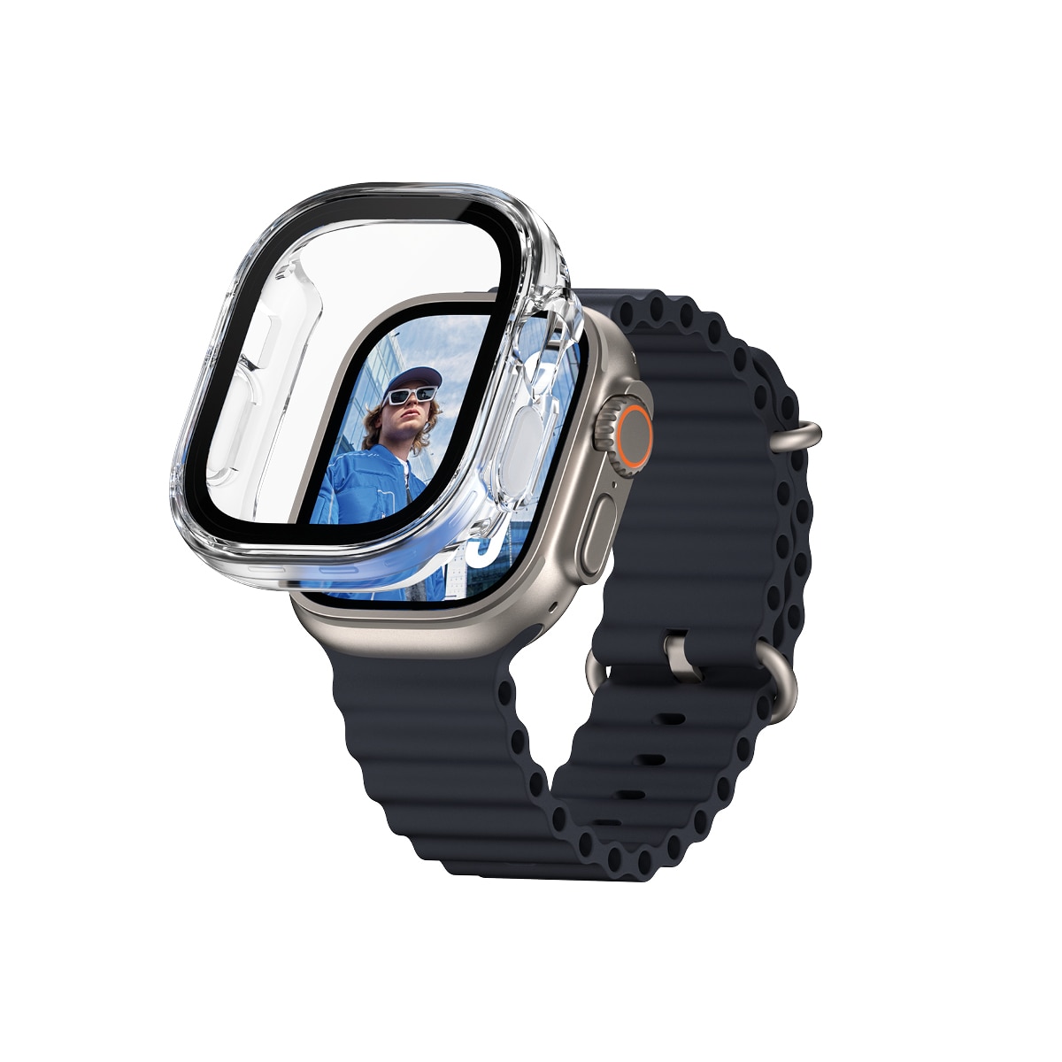 Full Body Slim Coque Apple Watch Ultra 49mm 1st Gen, transparent