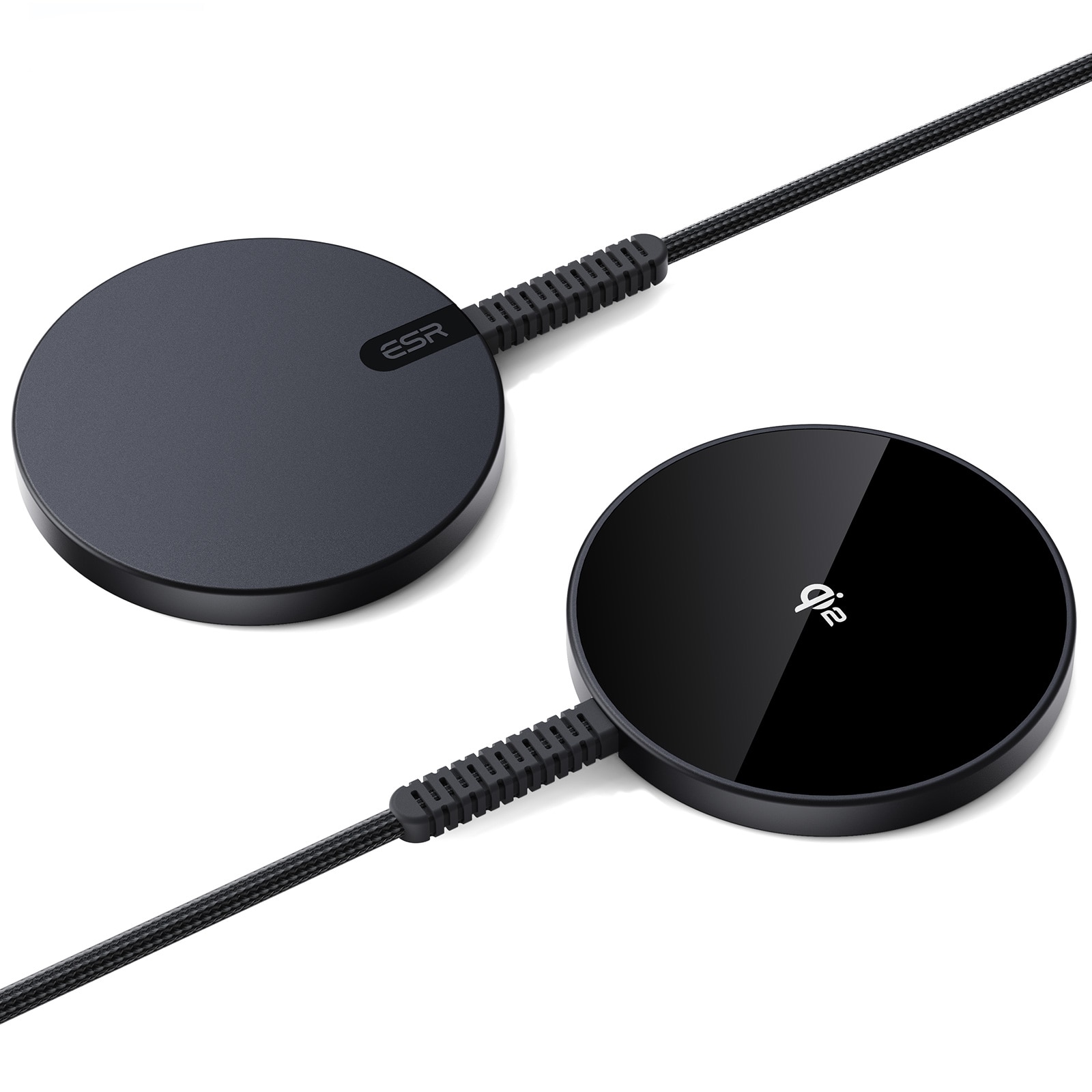 HaloLock Mini Qi2 MagSafe Magnetic Wireless Charger, noir