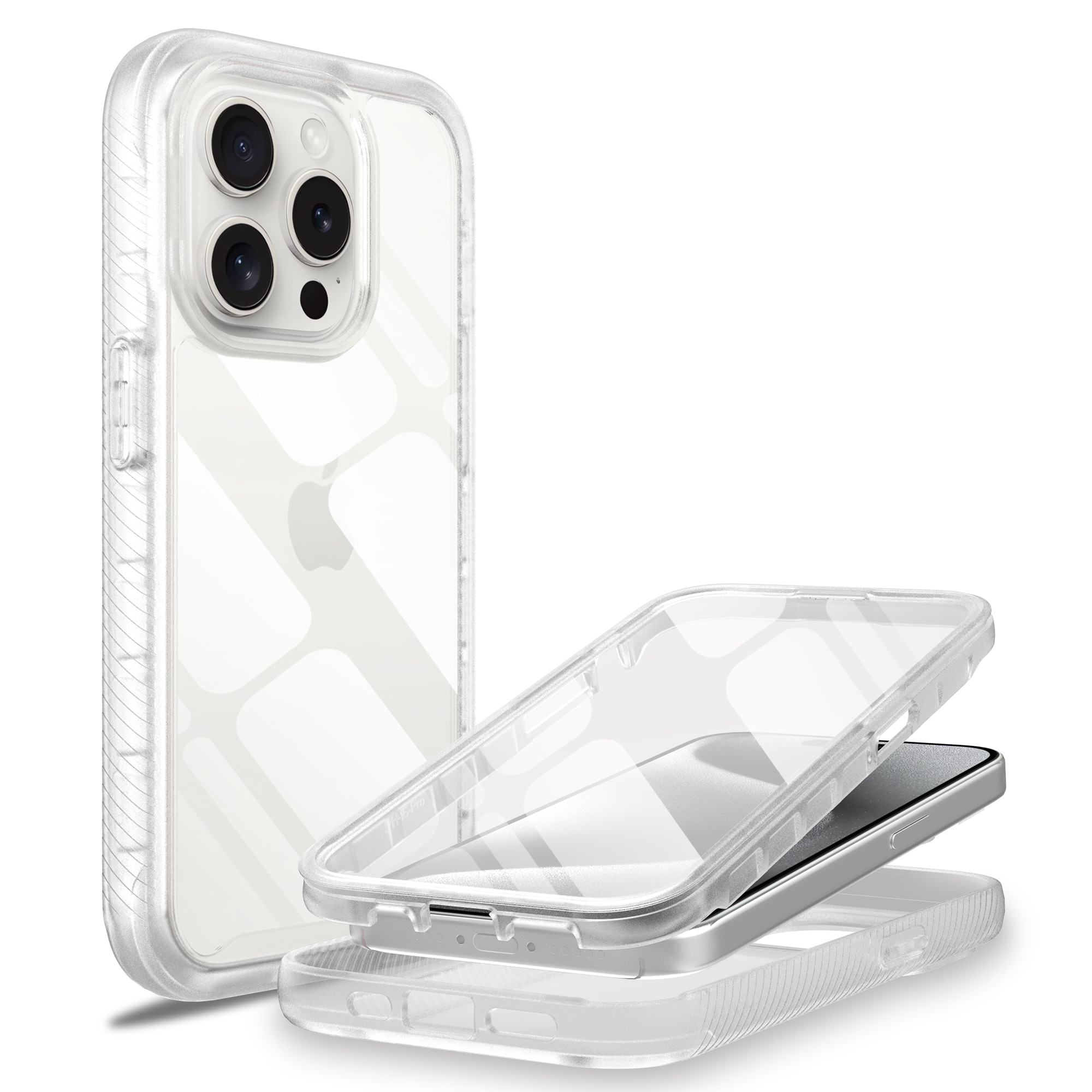 Coque Full Protection iPhone 15 Pro Max, transparent