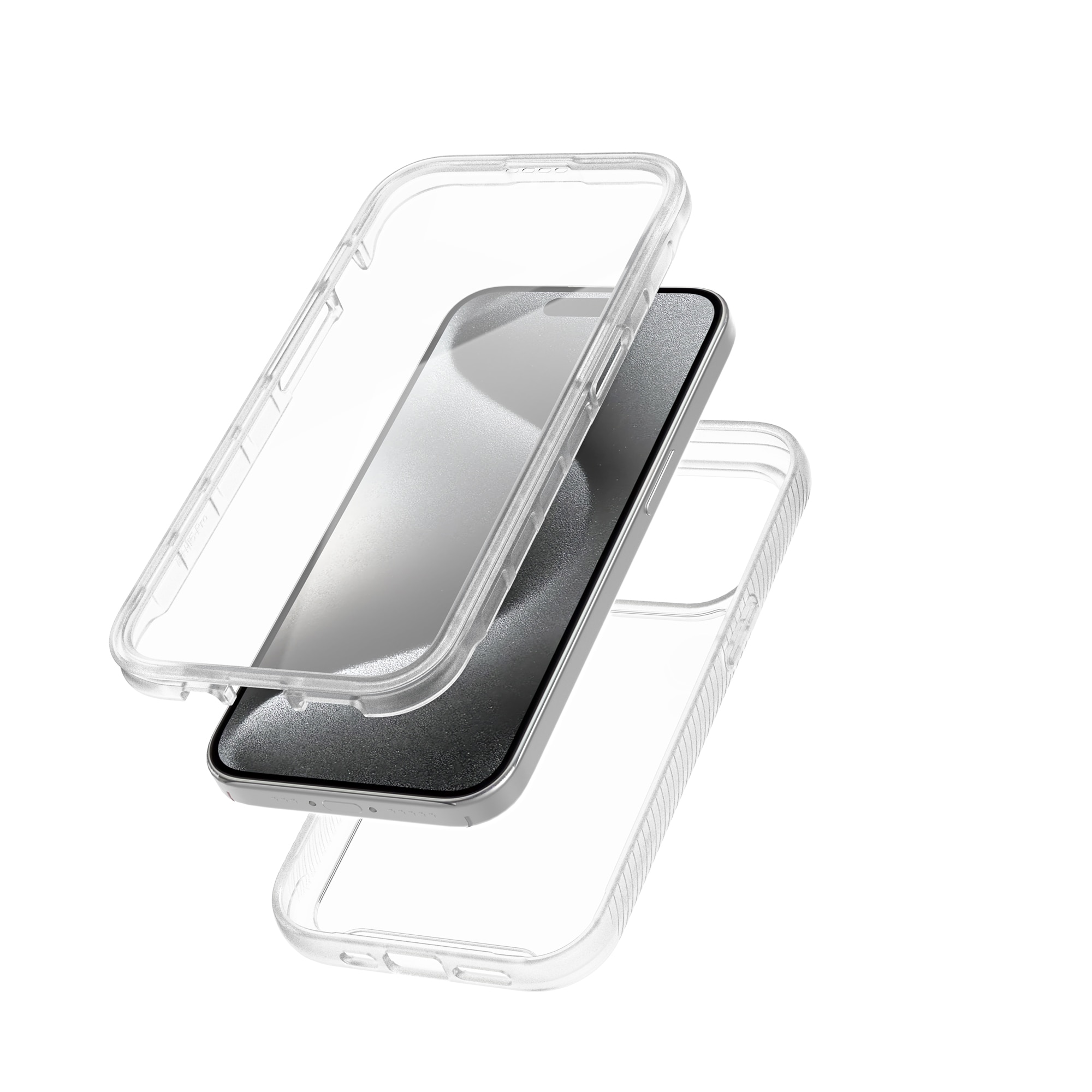 Coque Full Protection iPhone 15 Pro Max, transparent