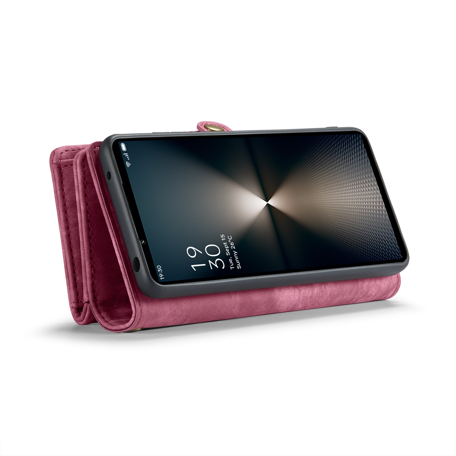 Étui portefeuille multi-cartes Sony Xperia 10 VI, rouge