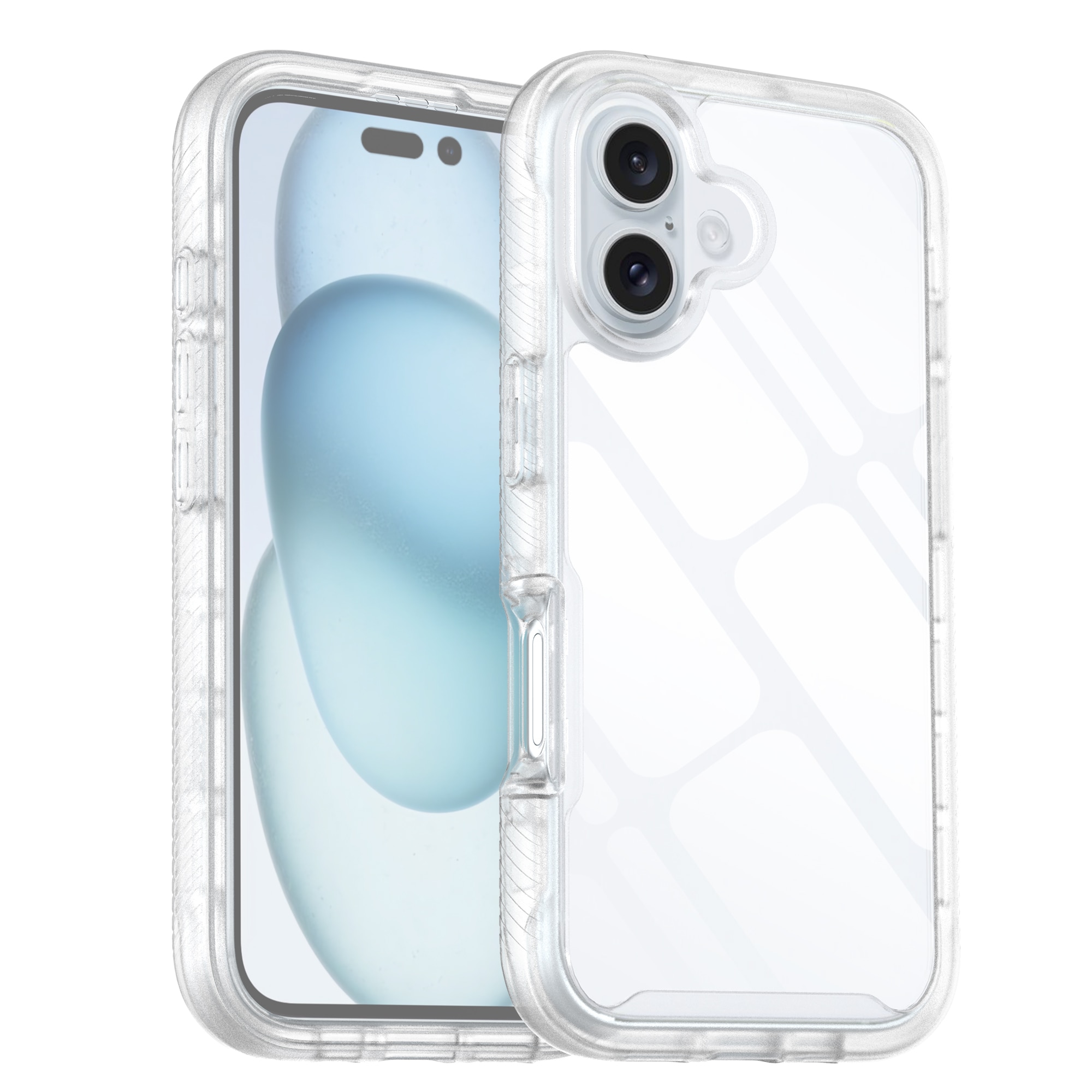 Coque Full Protection iPhone 16 Plus, transparent