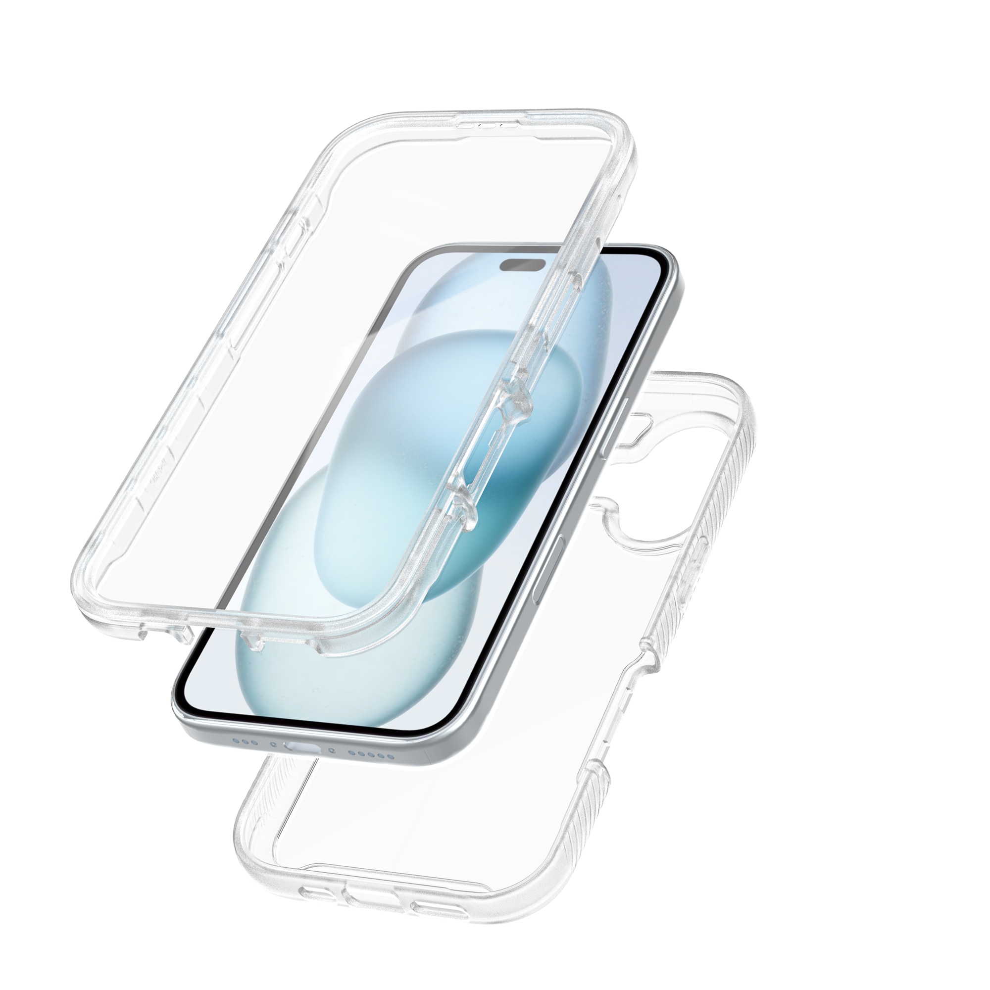 Coque Full Protection iPhone 16 Plus, transparent