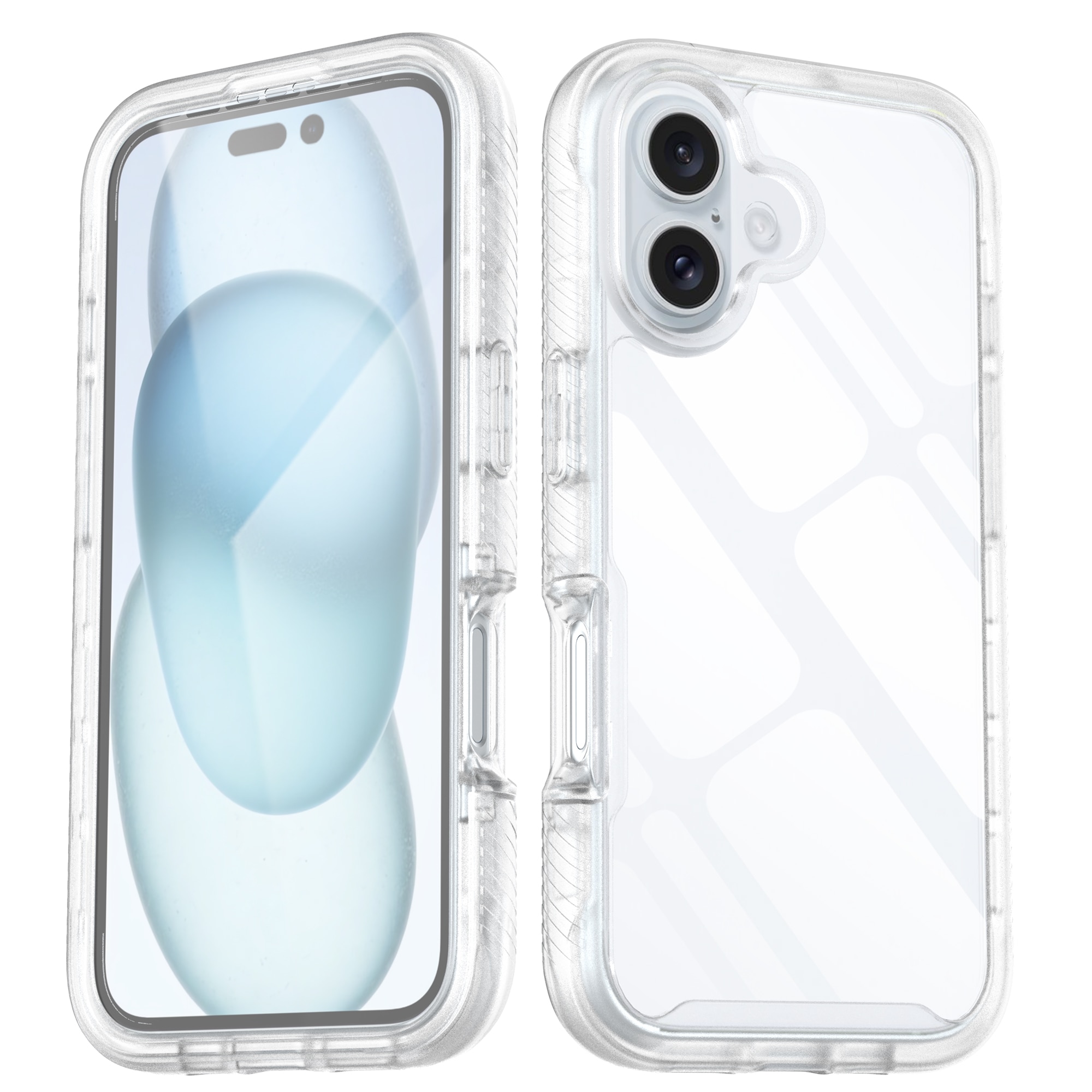 Coque Full Protection iPhone 16 Plus, transparent