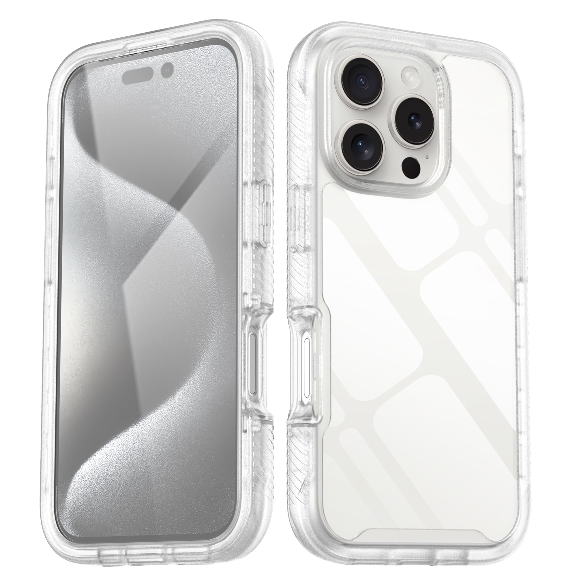 Coque Full Protection iPhone 16 Pro, transparent