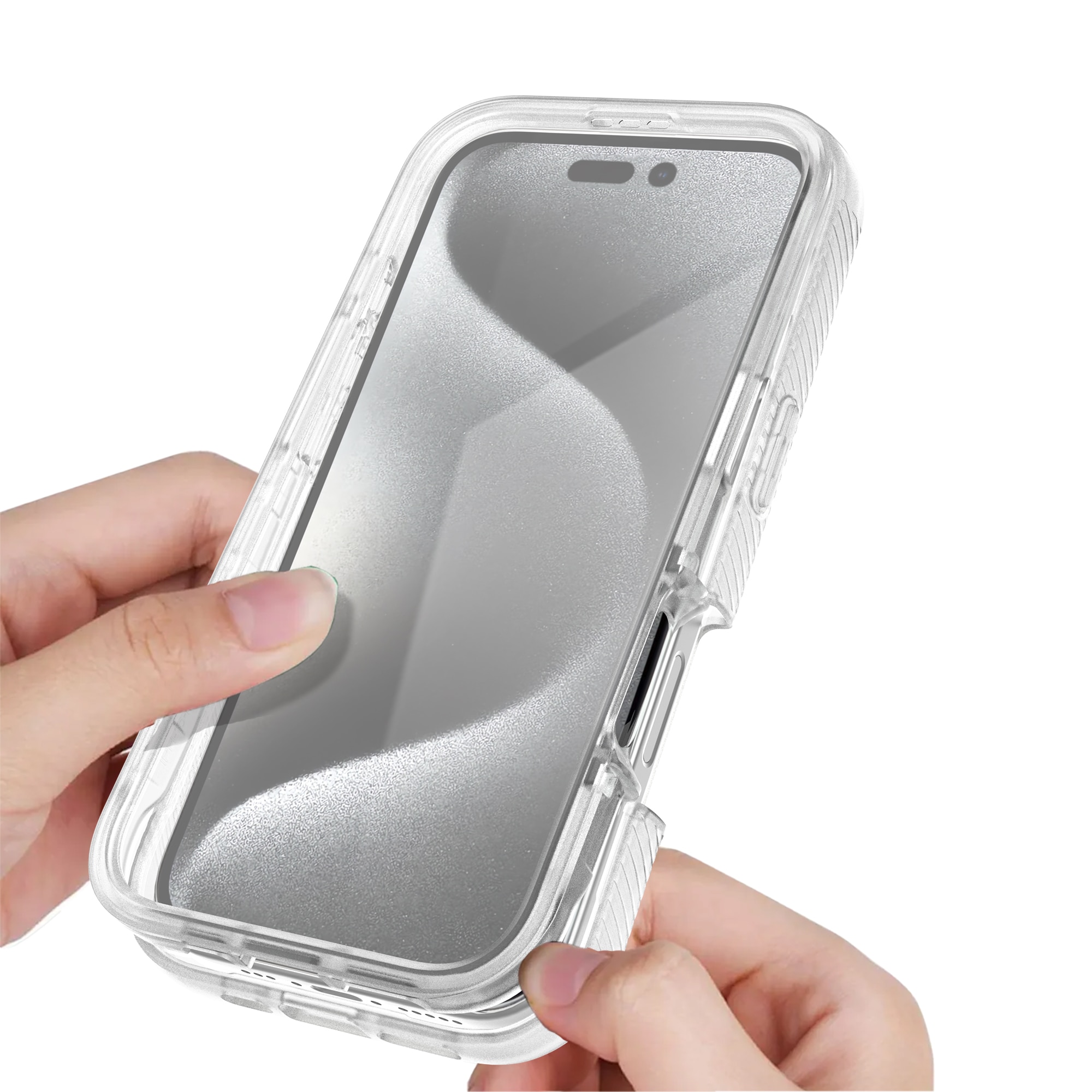 Coque Full Protection iPhone 16 Pro, transparent